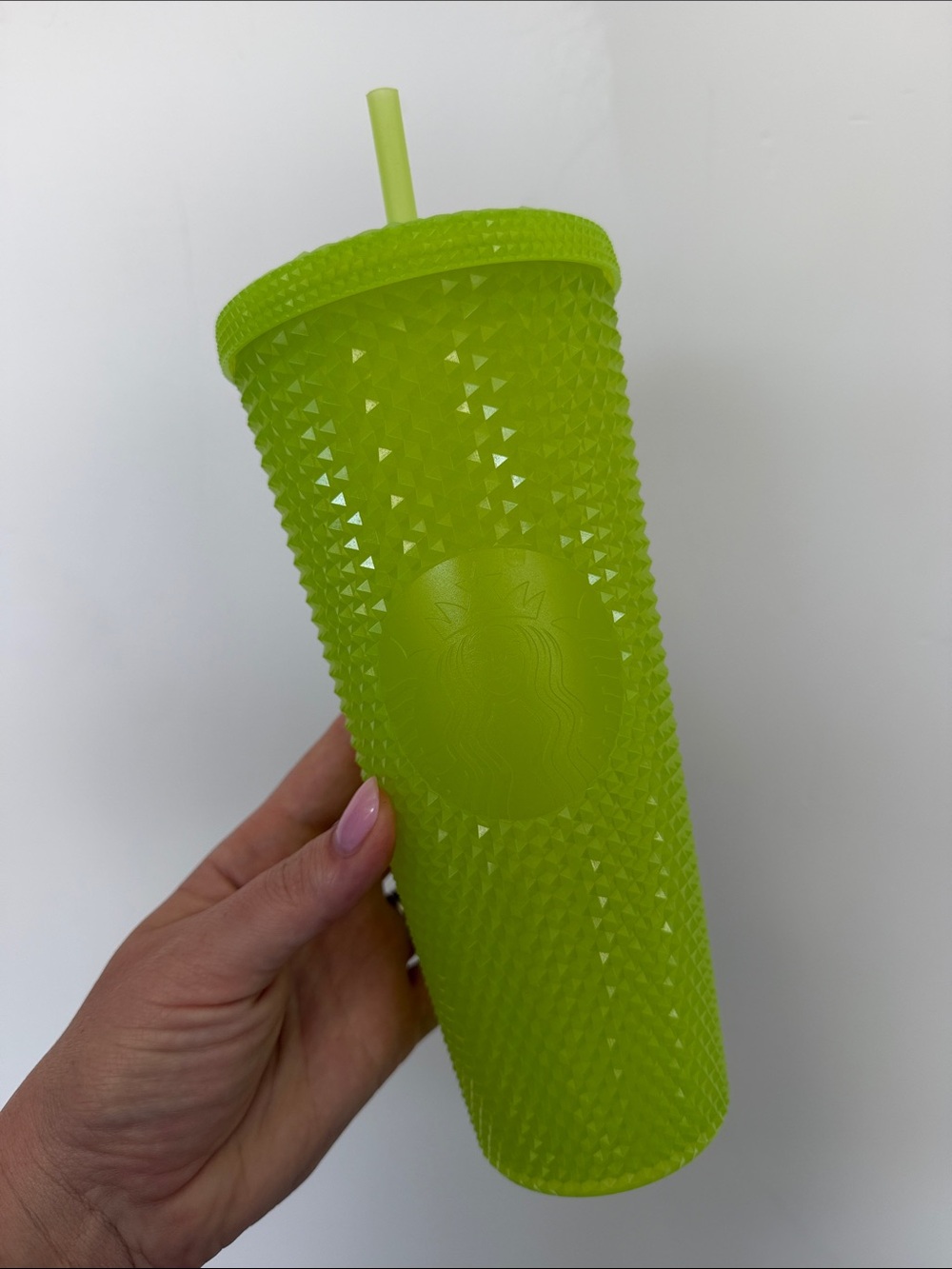 Starbucks Venti Lemongrass Glow-In-the-Dark Studded Tumbler
